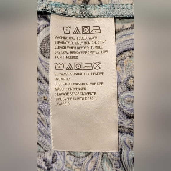 2 Pc Petite Attitudes by Renee High Low Tank W/ Mesh Trim & White Crop Pants- SP - Picture 5 of 10